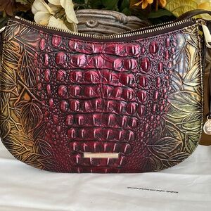 Brahmin Pesto Leatherwood Shayna NWT